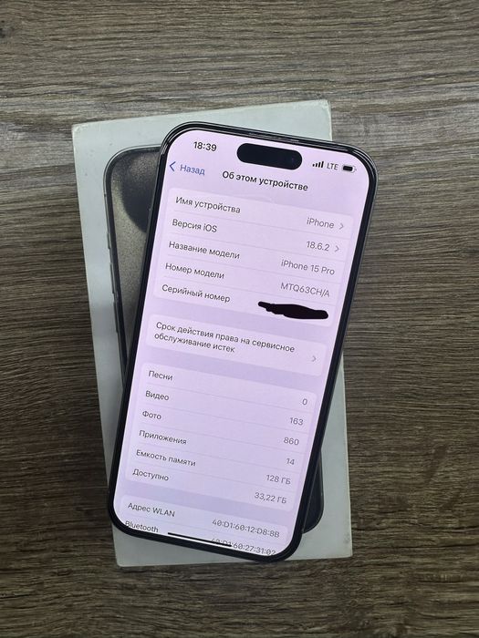 Iphone 15 pro ideal holatda