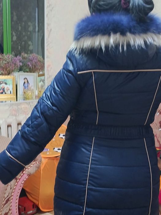 Полушубок зимний горностай