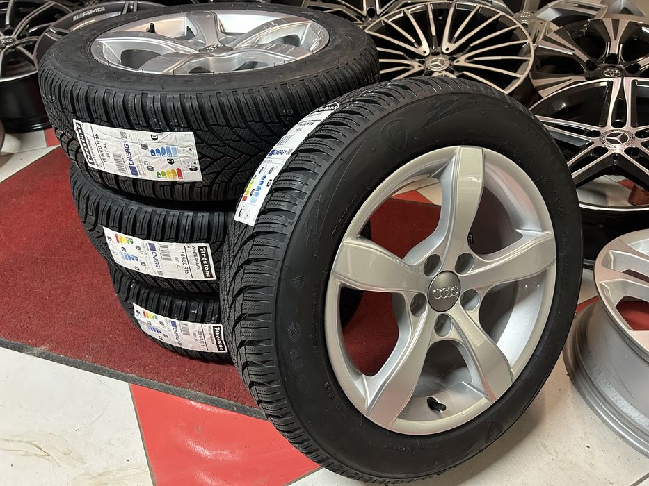 15 цола 5х100 Skoda Scala Fabia VW Polo Audi A1 Зимни Гуми 195/65/15