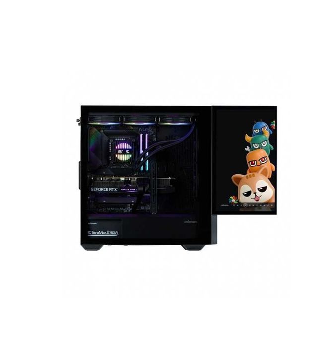 } Корпус Zalman Z10 DS Black с монитором