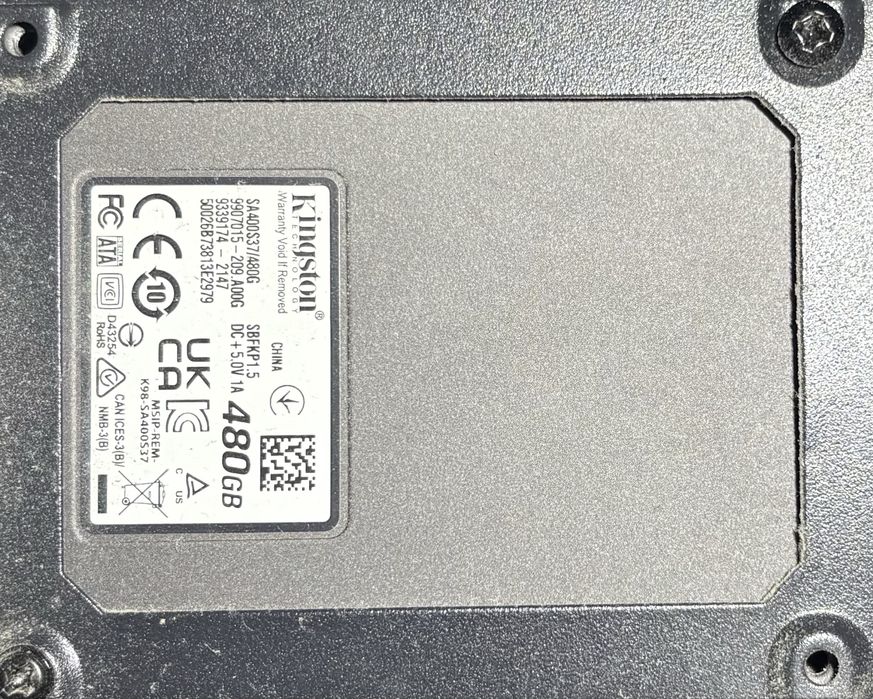 Solid State Drive (SSD) Kingston A400, 480GB, 2.5", SATA III