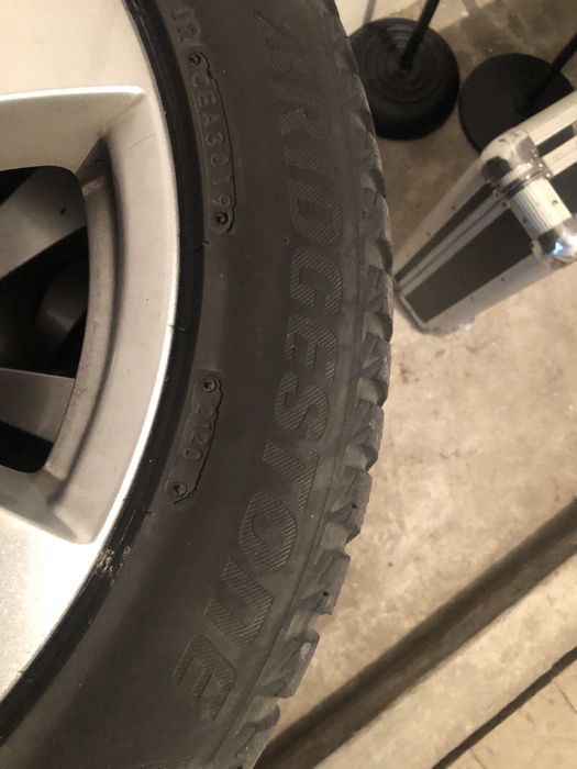 Ocazie, Jante originale BMW 17 inch, anv. iarna Bridgestone , dot  21