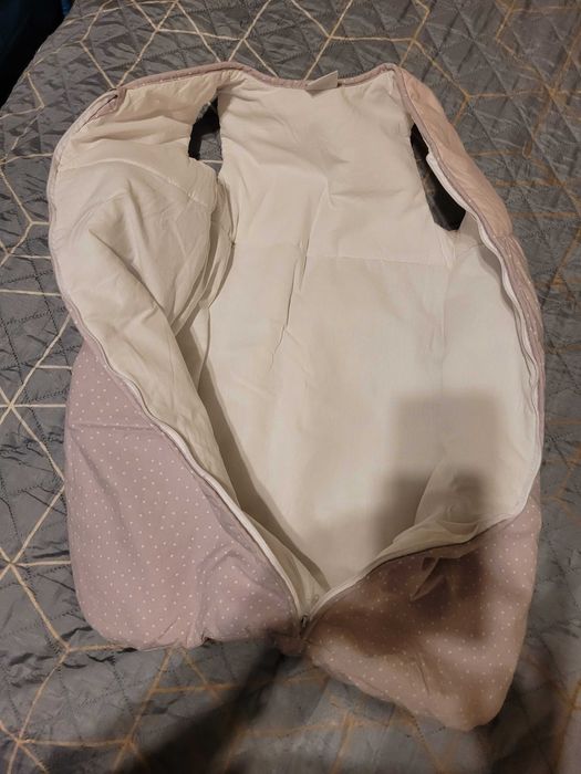 Sac de dormit bebelusi 74 cm, Brendon roz/mov