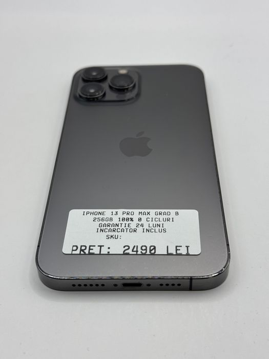 Iphone 13 Pro Max 256GB 100% Grad B Garantie Rate zonemag.ro