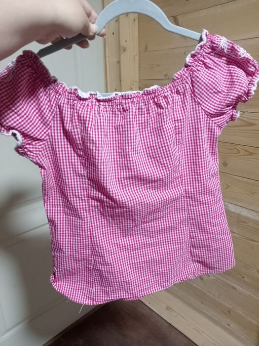 Cămașă coquette în carouri