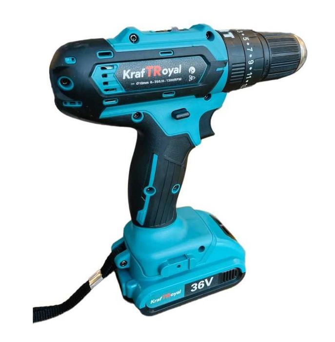 Винтоверт -36 V 8.00 AH LI-ION, Kraft royal нов акумулаторен винтоверт