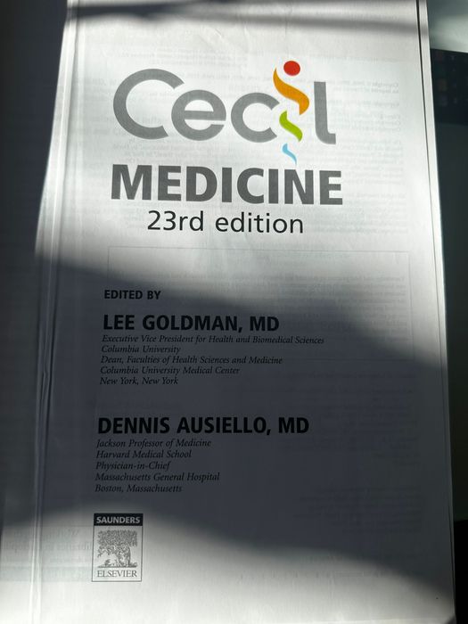 Carte medicina interna Cecil Medicine 23 rd Edition