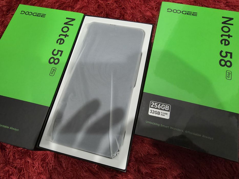 -Doogee Note 58Pro, Nou, 128Gb, 8Ram+24 extins, 0 cicluri incarcare, n