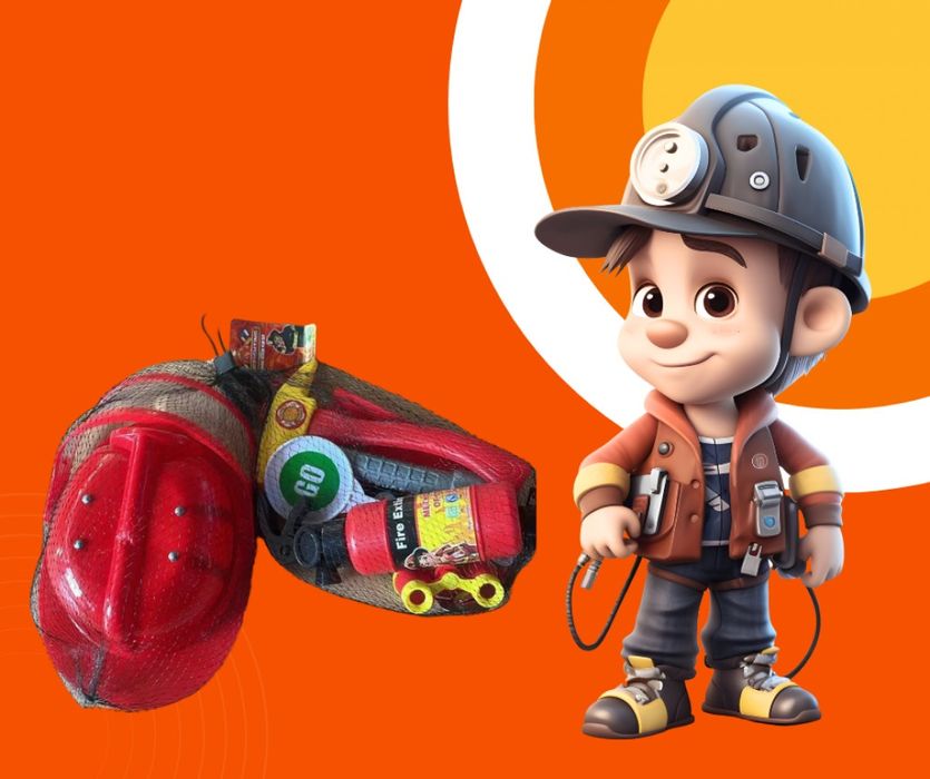 Комплект Пожарникар Детски аксесоари