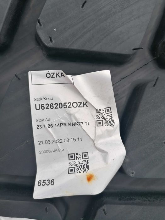 Anvelopa industriala Ozka, 23.1-26, 14PR , avem si pentru taf