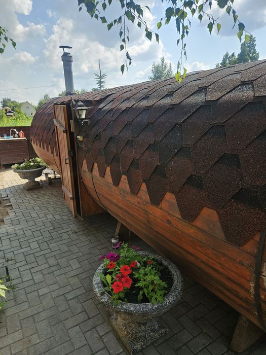 Продам  баню бочку  2 на 6