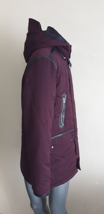 The KOOPLES Paris Wool Leather Parka / L ОРИГИНАЛ! Мъжко Зимно Яке!