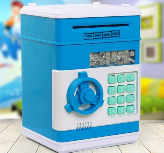 Электронный сейф копилка с кодовым замком Оригинал !