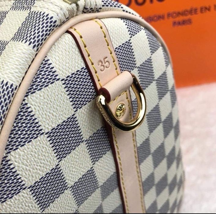 Geanta damă Louis Vuitton model Speedy Medium, 35cm L,saculet,eticheta