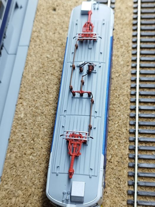 Locomotiva electrica 040 EC PNRR CFR călători HO trenuleț NU  EA LEMA