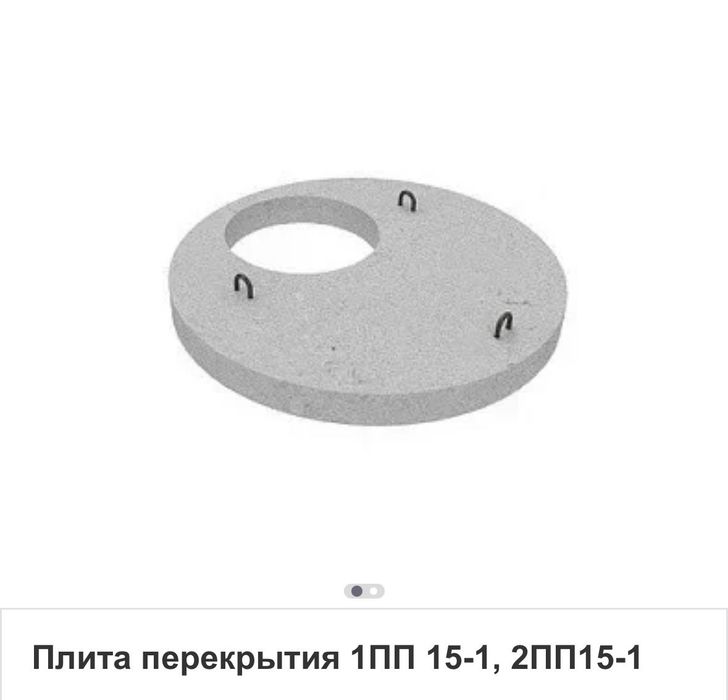 Кольцо крышки ЖБИ бетон