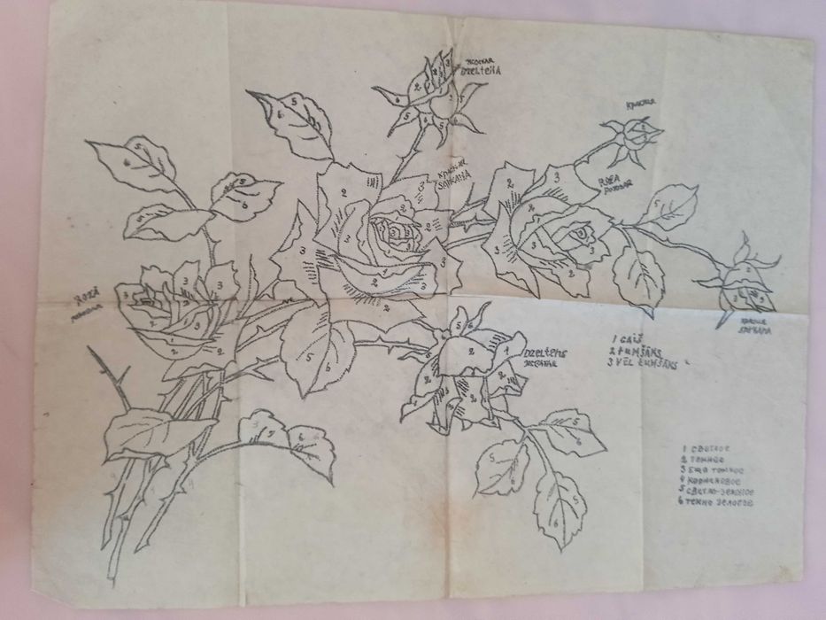 Скица скици старинни за бродерия на "ришелье", бод