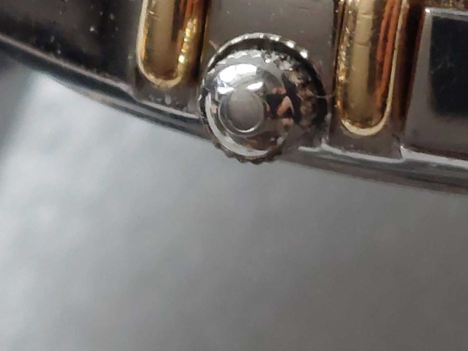 Omega Constellation-часовник Омега кварц- стомана и златна гривна 18к.