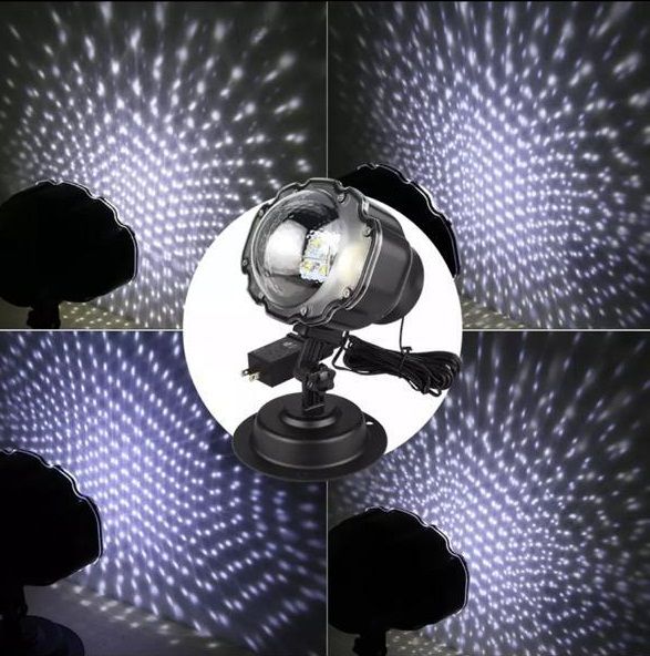 Новогодний Led Laser(Лазер) проектор падающего снега