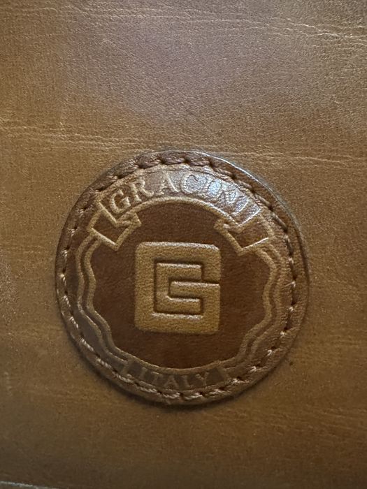 Poseta (geanta) piele naturala, hand made Gracini Italy