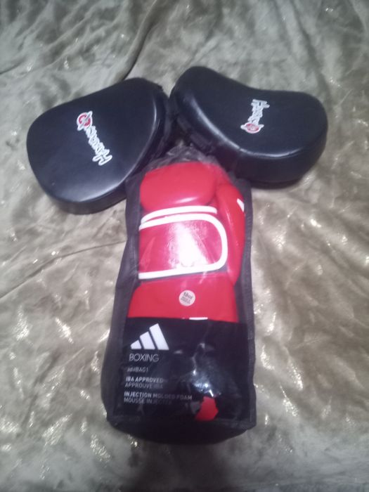 Боксерские перчатки + лапы