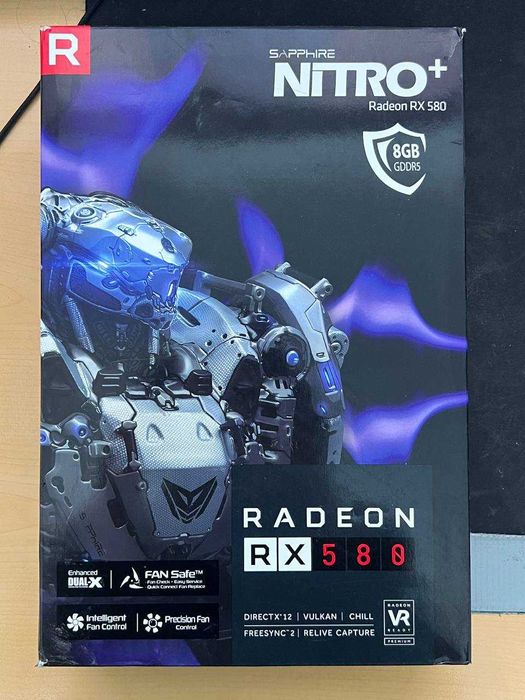 Placa Video AMD RX 580 8GB Sapphire NITRO+ GDDR5 256-bit