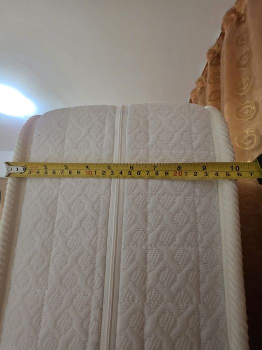 Vand saltea NOUĂ 120x200 cm, înălțime 25 cm – Cu husă detașabilă