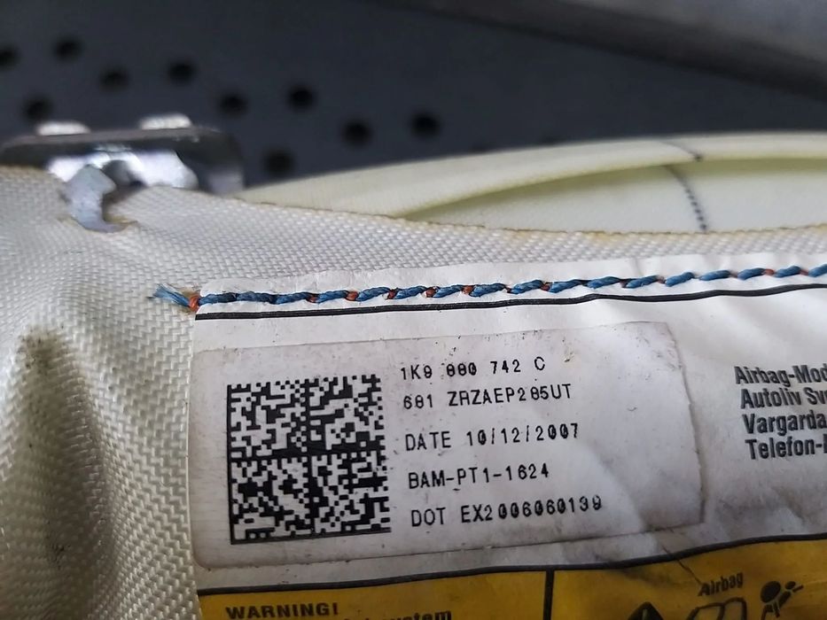 Airbag cortina dreapta vw golf 5 1k variant 1k9880742c p607320900ff05