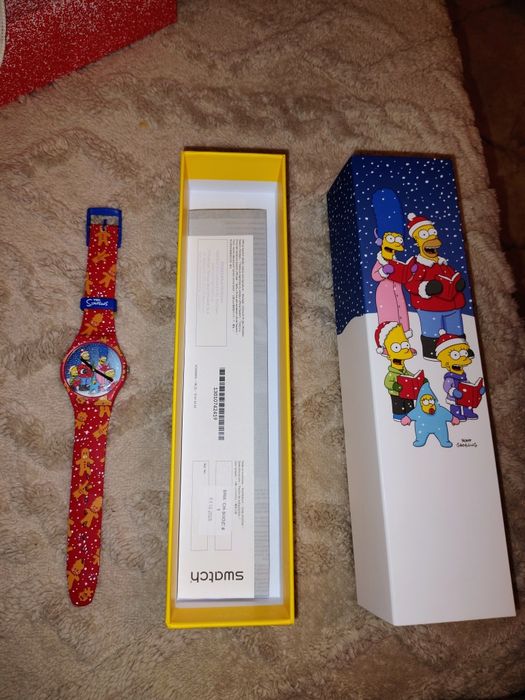 Swatch Wondrous Winter Wonderland – The Simpsons – SUOZ361 – cu cutie