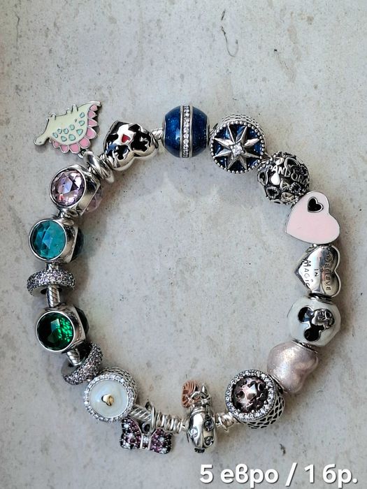 Сребърни талисмани _ модели  на Пандора на ниски цени