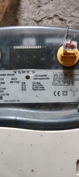 Contor trifazic electric 380v