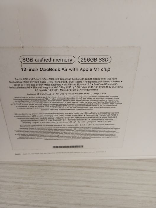 Vând laptop macbook Air 13-inch