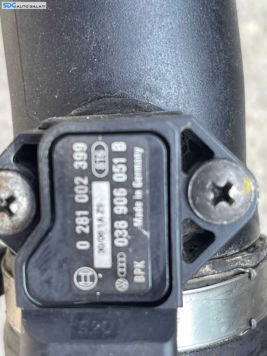 Tub Tubulatura Conducta Furtun cu Senzor MAP Aer Intercooler Seat Ibiza 1.4 TDI BMS 2008 - 2012 Cod 6R0145770 6J0145770B 6J0145762D 0281002399 038906051B [C4310]