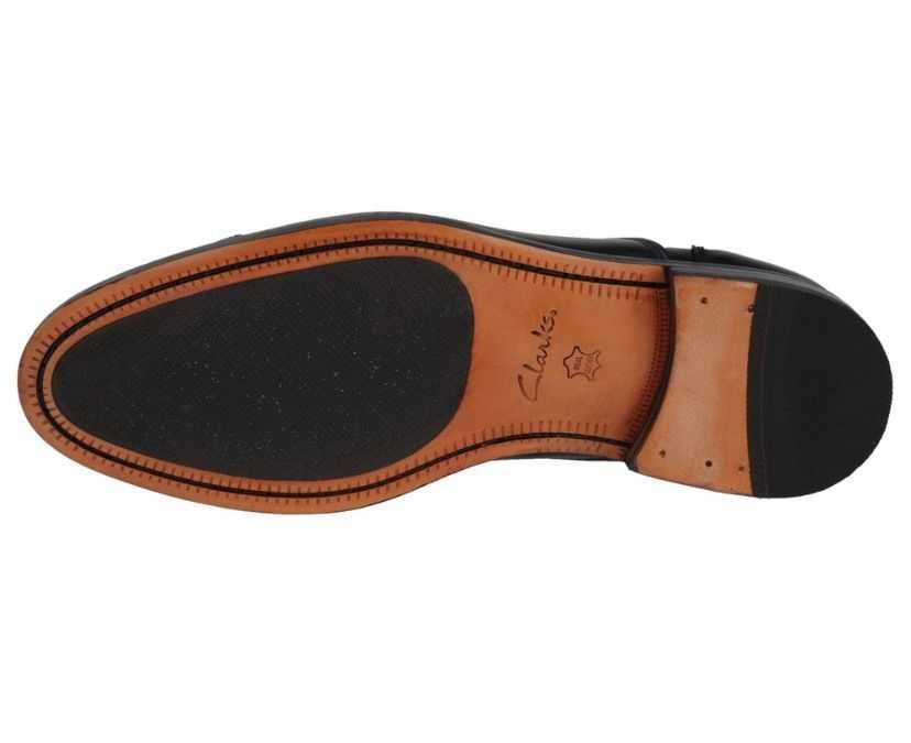 Clarks Cooling Boss - Pantofi piele naturala negri, 44- NOI