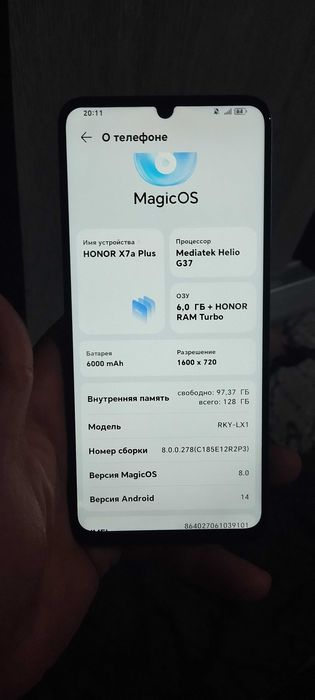 Redmi Not 12.128 talik . Honor X7a Plus 128 talik . 2 ta tel 3 milyon