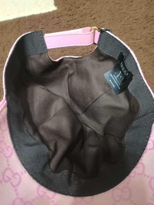 Șapcă GUCCI – Model GG Monogram Pink (Full Set)