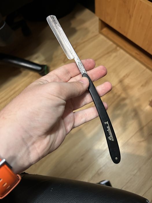 Античен немски прав бръснач Paul Springer PASCHA (около 1900-1930)