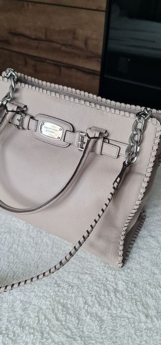 Geanta piele naturala Michael Kors Whipped Hamilton EW