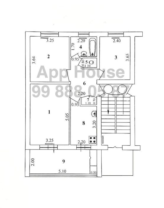 Срочно 3-ех комн 4/4, Тузель 1 Галантерейка, 77-серия Кирпич, 68м*