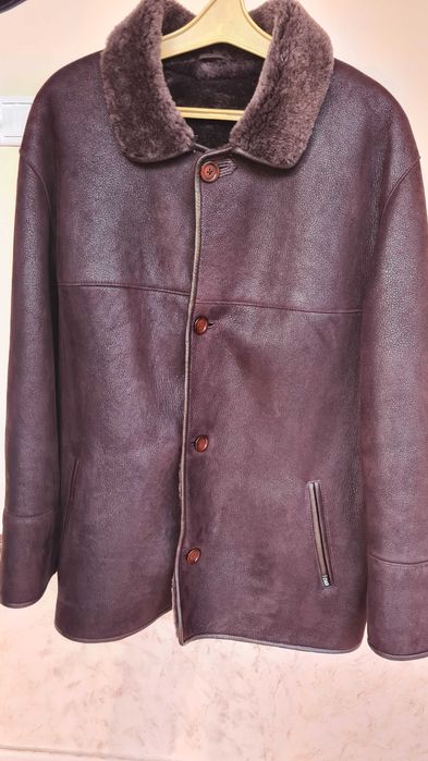 Мужская дублёнка. Ранги коричневый.