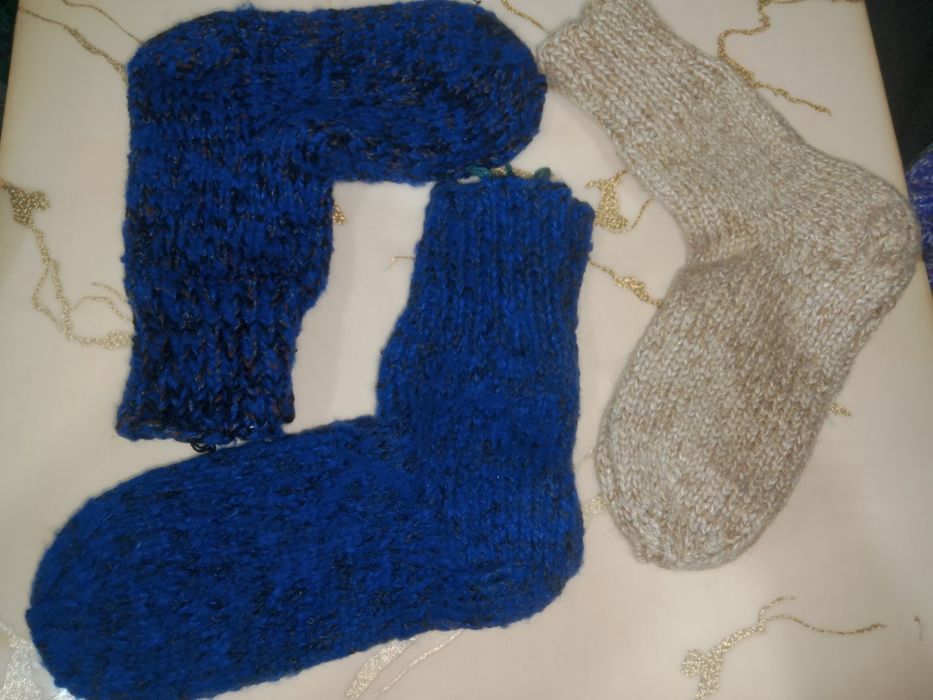 Шерстяные носки .