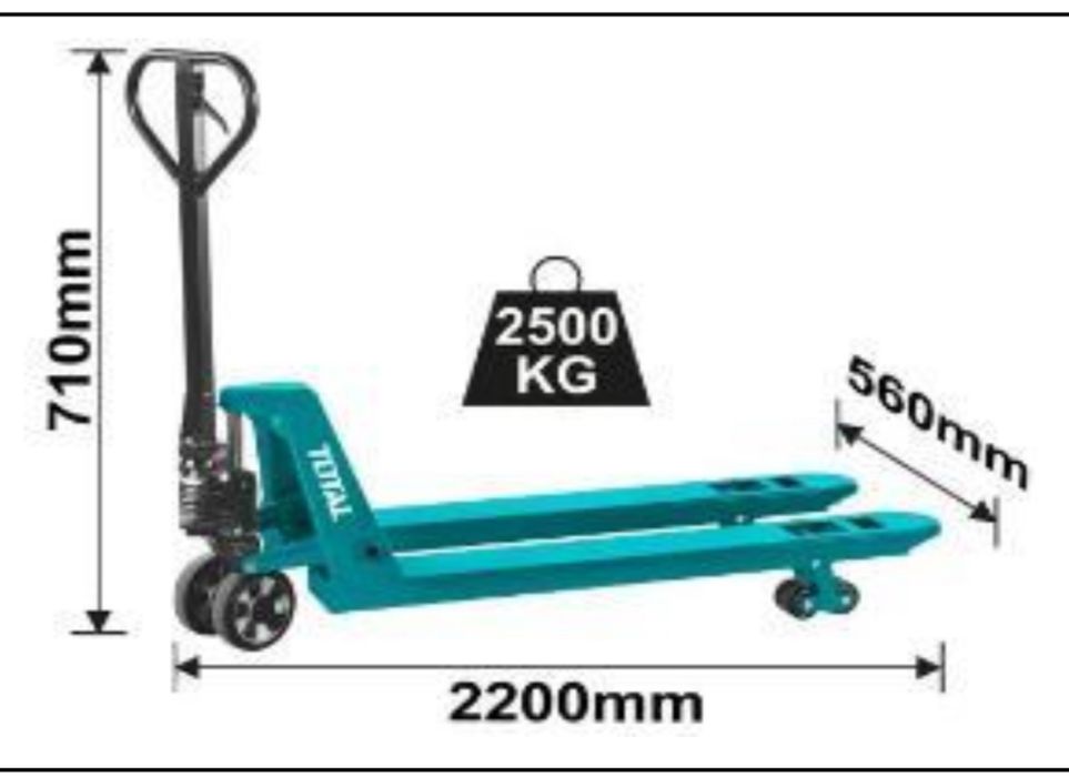 Траспалет   TOTAL    2500кг
