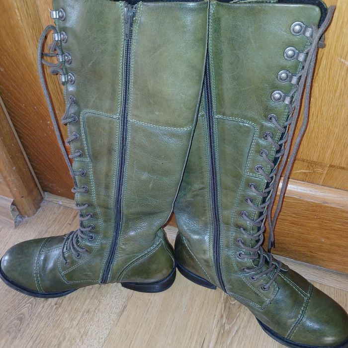 Cizme Lungi din piele