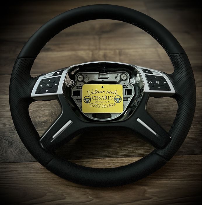 Volan piele naturală Nappa Mercedes E-Class ML W166 w212 2009-2016