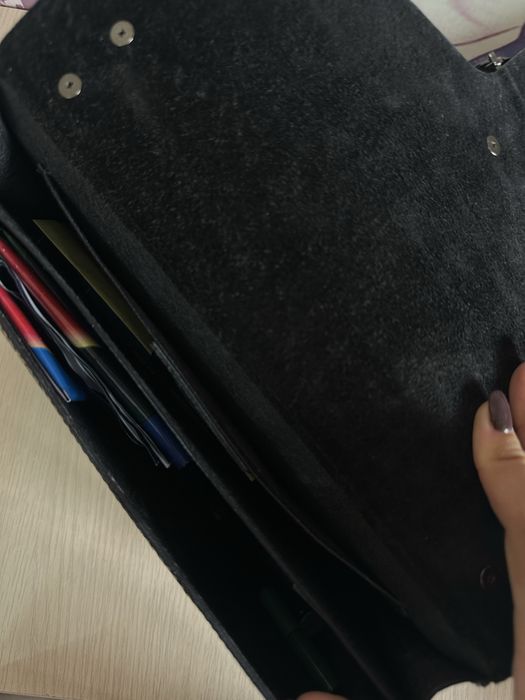 Клапанная сумка на цепочке