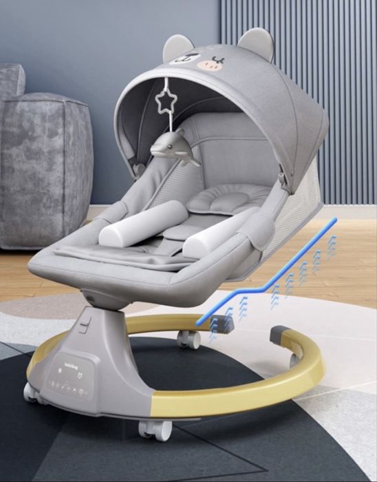 Шезлонг Smart Baby BBL-02 серый