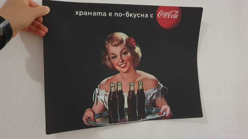 Ретро колекционерски подложки за хранене Coca-Cola – 5 бр.
