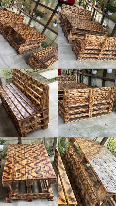 Mobilier gradina din paleti