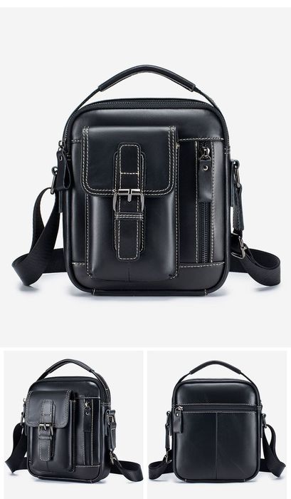 Мужская сумка из 100% натуральной кожи бычьей мужской барсетка