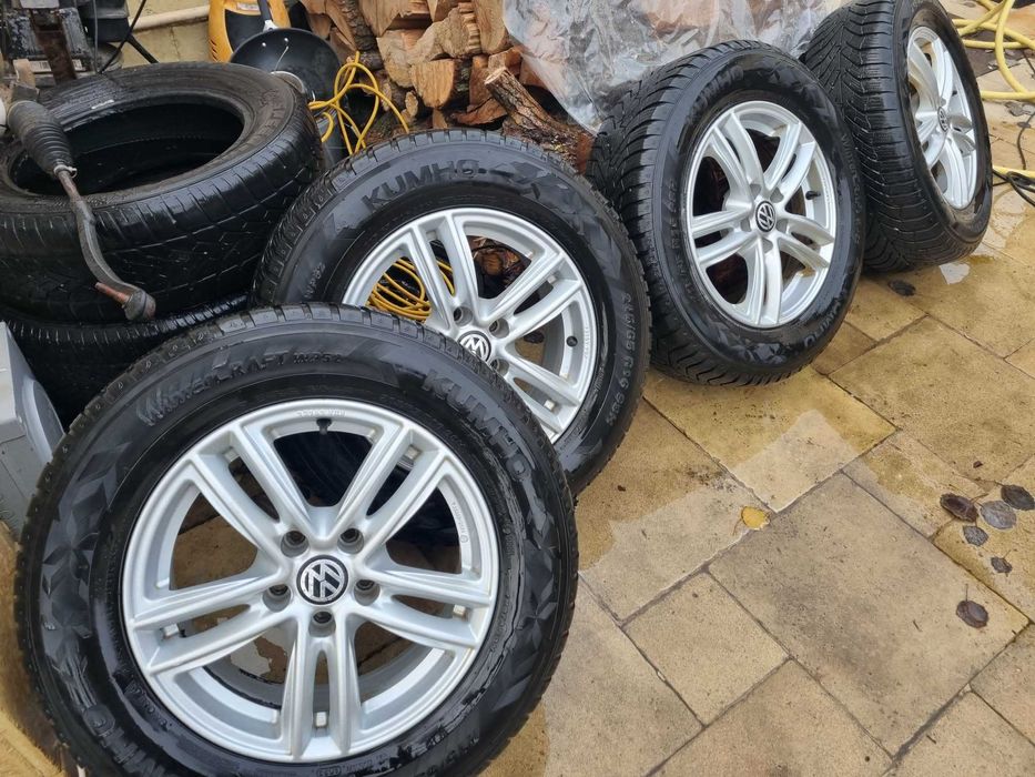 Genti aliaj cu cauciucuri de iarna  Vw Tiguan  5x112